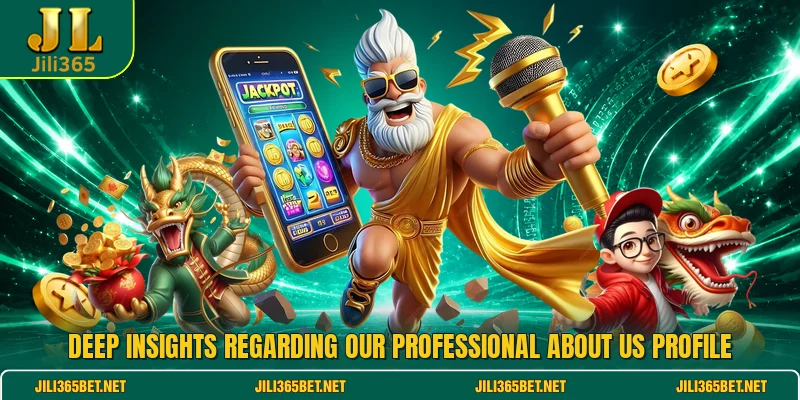 Deep insights regarding our professional about us profile