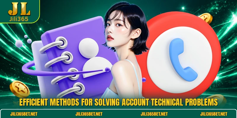 Efficient methods for solving account technical problems