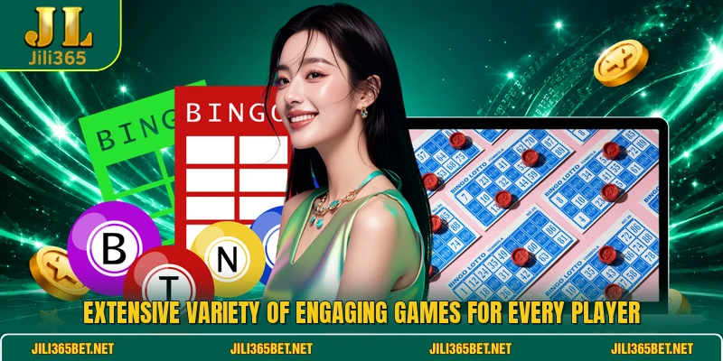 Extensive variety of engaging games for every player