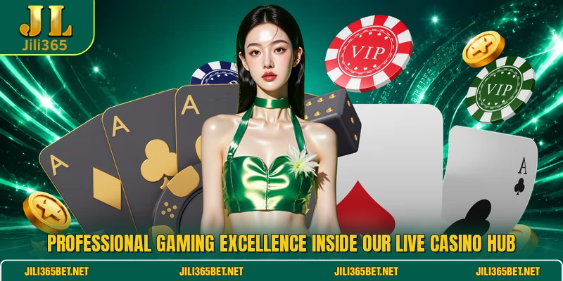 Professional gaming excellence inside our Live Casino hub