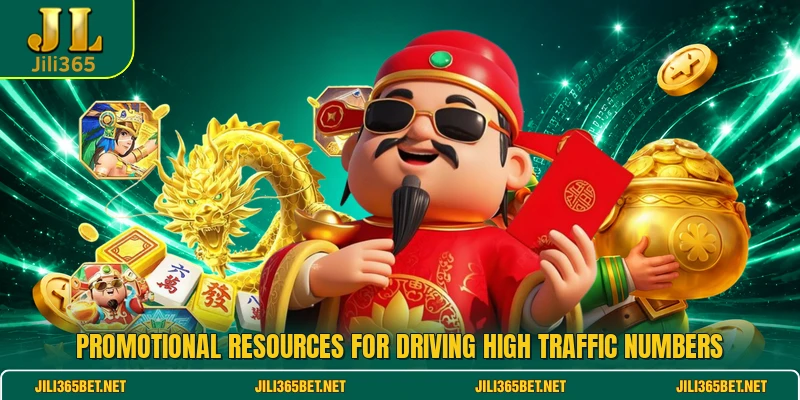 Promotional resources for driving high traffic numbers