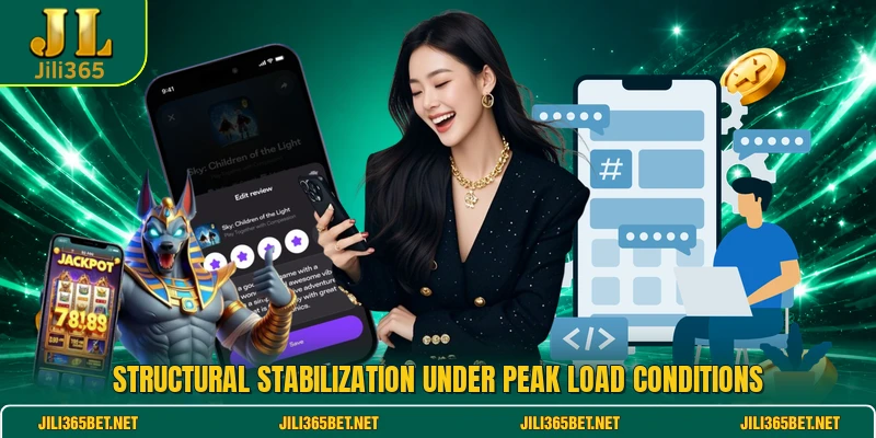 Structural stabilization under peak load conditions 