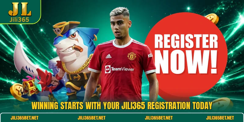 Winning starts with your JILI365 registration today